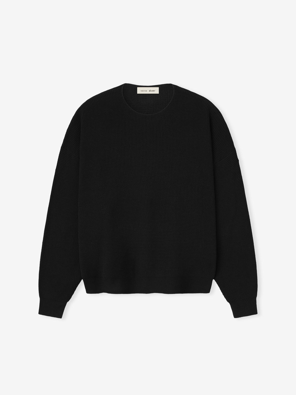 Signature Waffle 90s Crewneck Sweater