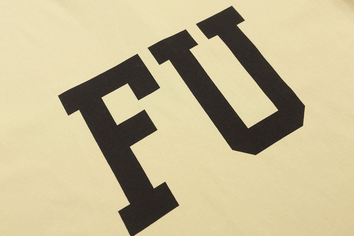 Fear of God Cream Front & Back Graphic T-Shirt