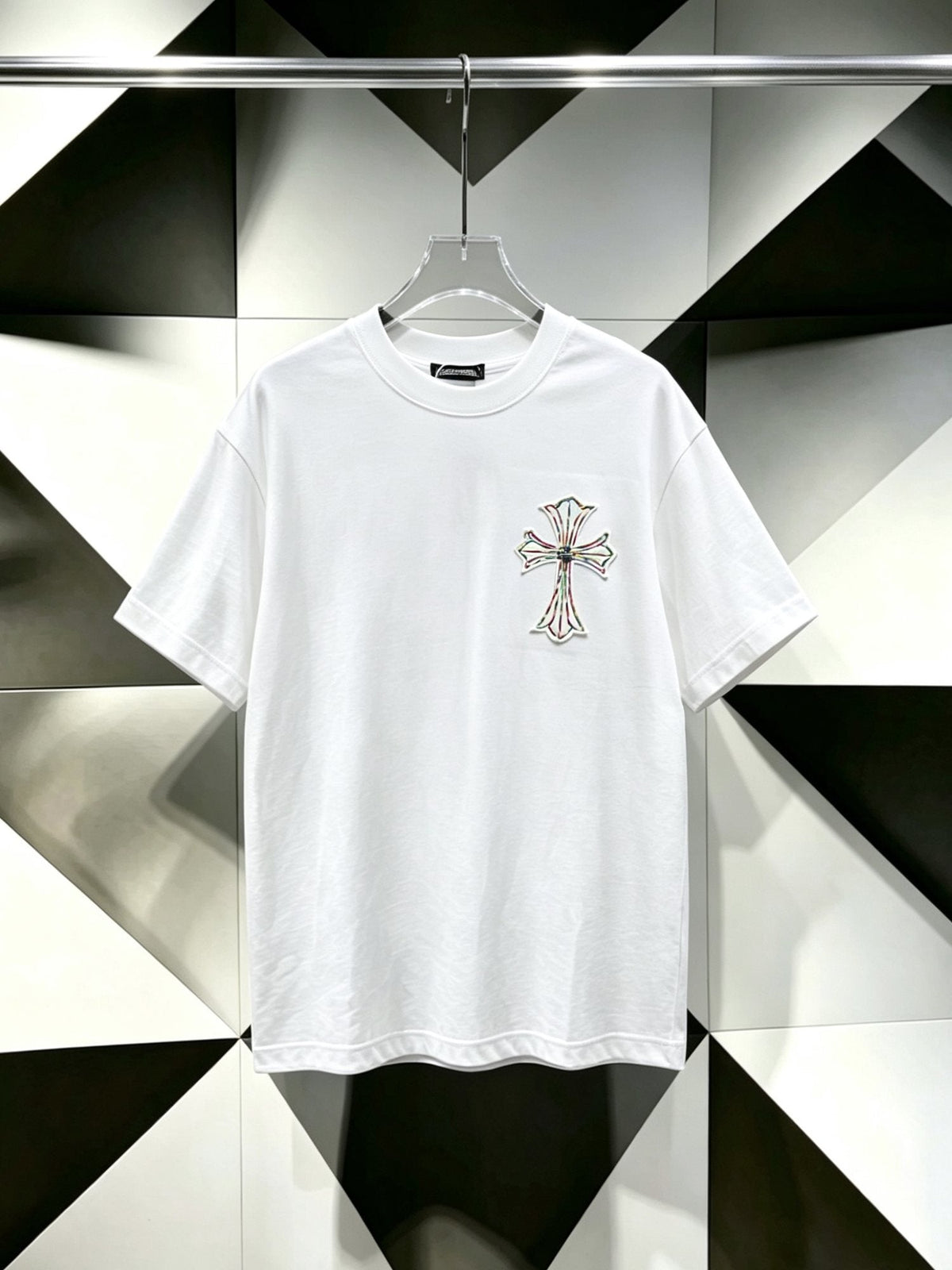 Chrome Hearts Ornate Cross Graphic T-Shirt