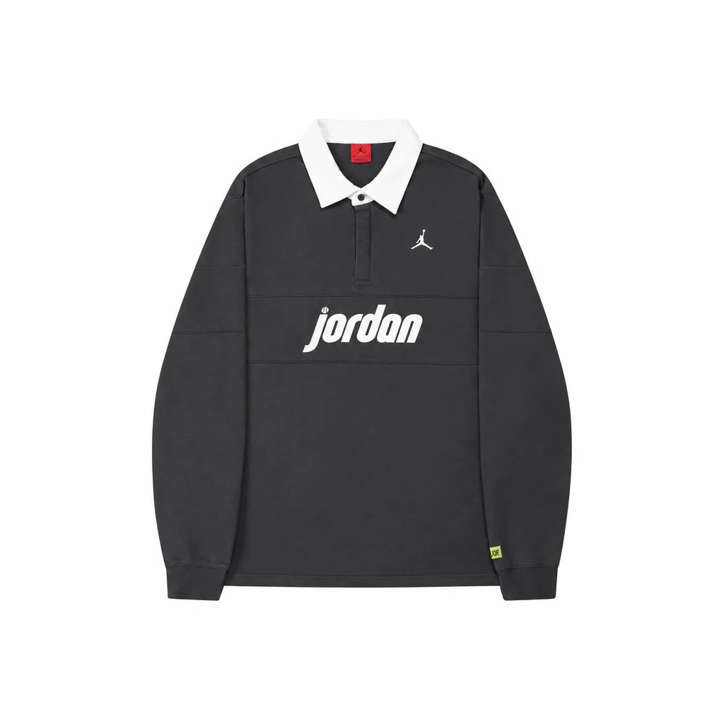 Air Jordan Brooklyn Long-Sleeve Polo – Jersey Cotton