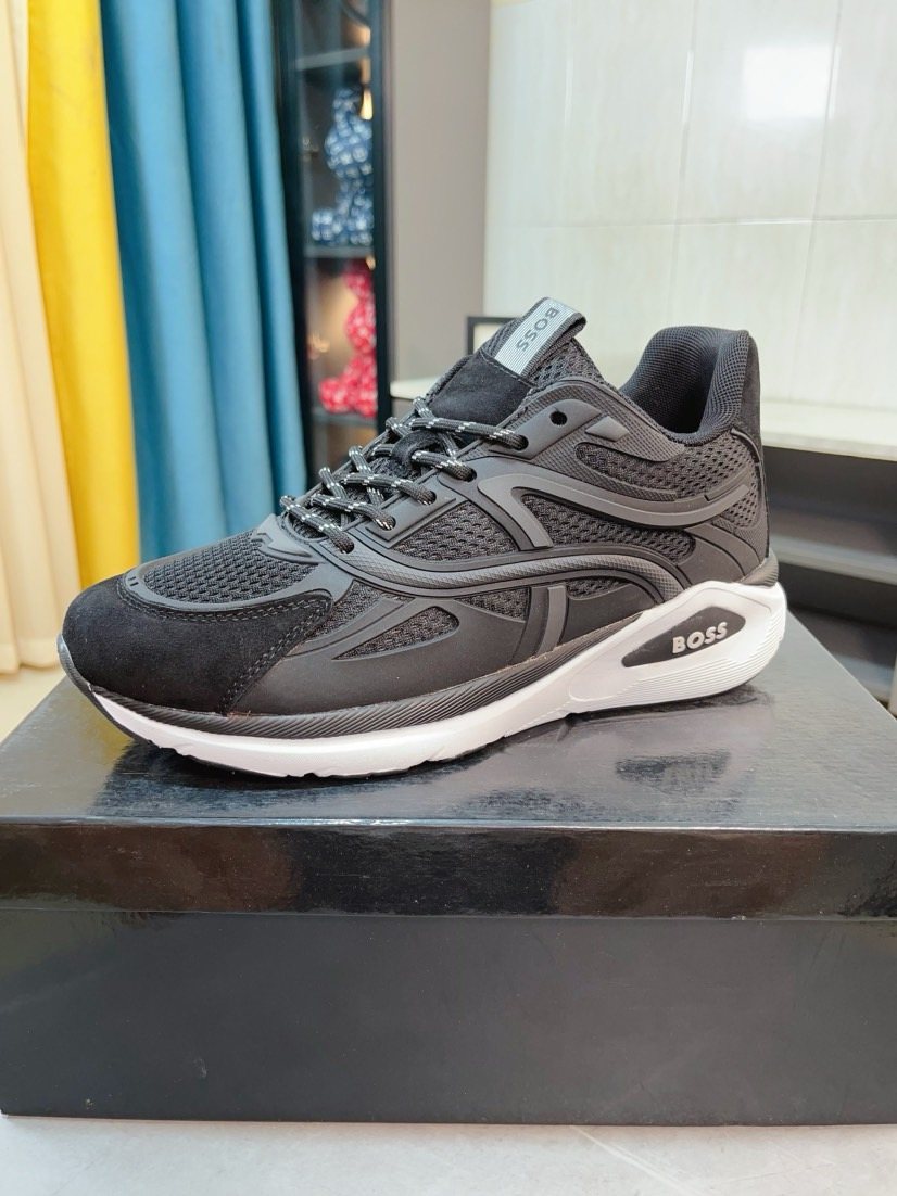 Hugo Boss Mesh Panel Sneakers